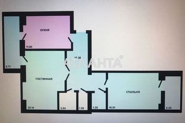 2-rooms apartment apartment by the address st. Tsentralnaya (area 78 m²) - Atlanta.ua - photo 11