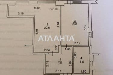 1-room apartment apartment by the address st. Radostnaya (area 54,1 m²) - Atlanta.ua - photo 9