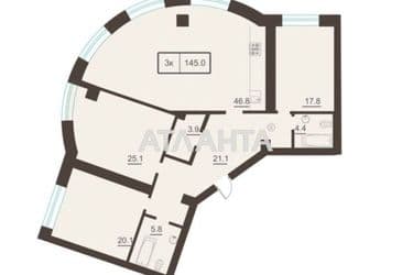 3-rooms apartment apartment by the address st. Frantsuzskiy bul Proletarskiy bul (area 146 m²) - Atlanta.ua - photo 50