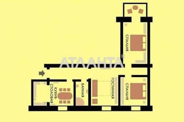 3-кімнатна квартира за адресою вул. Дерибасівська (площа 80 м²) - Atlanta.ua - фото 14