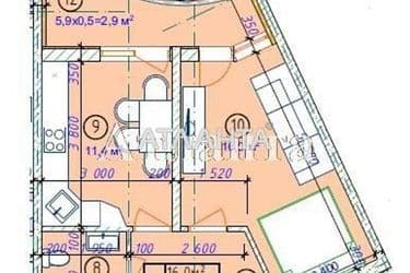 1-комнатная квартира по адресу Фонтанская дор. (площадь 43,3 м²) - Atlanta.ua - фото 12