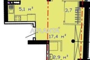 2-комнатная квартира по адресу ул. Гоголя (площадь 76,8 м²) - Atlanta.ua - фото 16