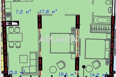 2-комнатная квартира по адресу ул. Гоголя (площадь 71,7 м²) - Atlanta.ua - фото 16