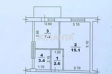 1-комнатная квартира по адресу Люстдорфская дор. (площадь 29,4 м²) - Atlanta.ua - фото 11