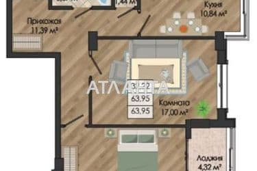 2-rooms apartment apartment by the address st. Nikolaevskaya (area 65,4 m²) - Atlanta.ua - photo 8