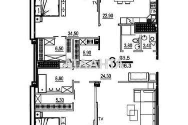 3-кімнатна квартира за адресою вул. Французький бульв. (площа 190,2 м²) - Atlanta.ua - фото 8