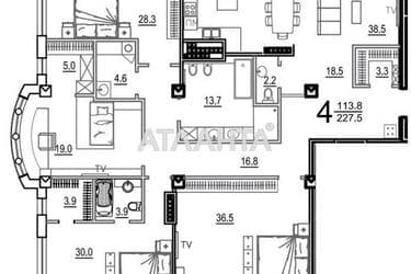Багатокімнатна квартира за адресою вул. Французький бульв. (площа 227,1 м²) - Atlanta.ua - фото 8