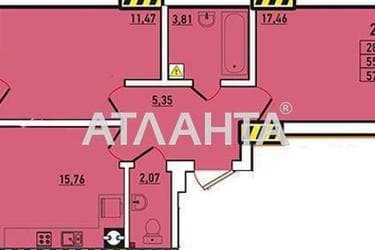 2-rooms apartment apartment by the address st. Raduzhnyy m n (area 60 m²) - Atlanta.ua - photo 22