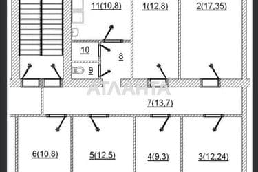 Комунальна квартира за адресою вул. Парусна (площа 13,4 м²) - Atlanta.ua - фото 14