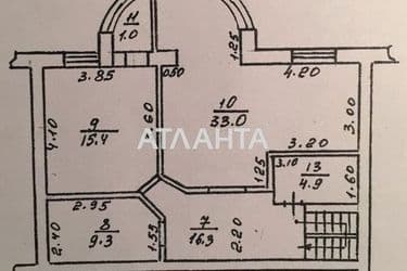 3-комнатная квартира по адресу Обсерваторный пер. (площадь 160 м²) - Atlanta.ua - фото 22