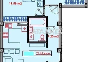 2-rooms apartment apartment by the address st. Rozovyy per (area 76,4 m²) - Atlanta.ua - photo 6