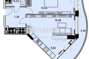 1-комнатная квартира по адресу ул. Гагаринское плато (площадь 62,8 м²) - Atlanta.ua - фото 10