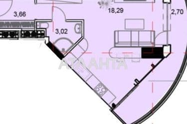 2-кімнатна квартира за адресою вул. Гагарінське плато (площа 34 м²) - Atlanta.ua - фото 12