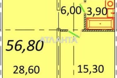 1-room apartment apartment by the address st. Pionerskaya Varlamova Akademicheskaya (area 56,2 m²) - Atlanta.ua - photo 5