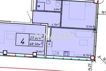 2-комнатная квартира по адресу Фонтанская дор. (площадь 68,5 м²) - Atlanta.ua - фото 6