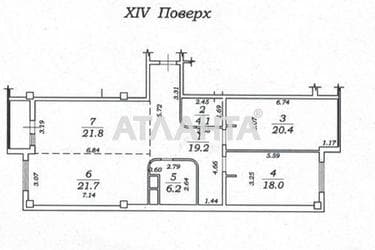 2-rooms apartment apartment by the address st. Gagarinskoe plato (area 115 m²) - Atlanta.ua - photo 37