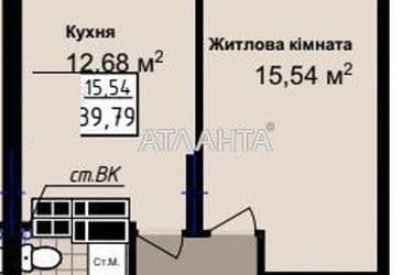 1-room apartment apartment by the address st. Sakharova (area 39,8 m²) - Atlanta.ua - photo 8