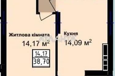 1-комнатная квартира по адресу ул. Сахарова (площадь 38,7 м²) - Atlanta.ua - фото 8
