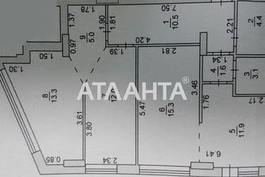 3-комнатная квартира по адресу ул. Радостная (площадь 78,3 м²) - Atlanta.ua - фото 21
