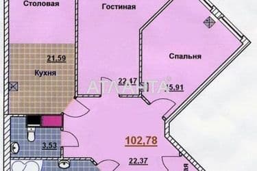 2-rooms apartment apartment by the address st. Makarenko (area 102 m²) - Atlanta.ua - photo 14