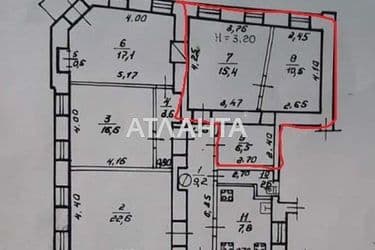 Комунальна квартира за адресою вул. Різівська (площа 25,9 м²) - Atlanta.ua - фото 12