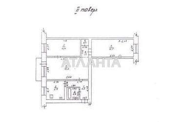 3-комнатная квартира по адресу Клубничный пер. (площадь 54,7 м²) - Atlanta.ua - фото 12