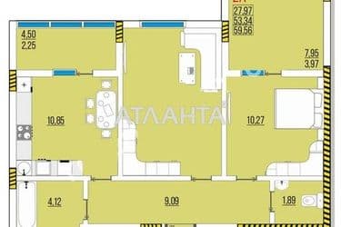 2-rooms apartment apartment by the address st. Stroitelnaya (area 60 m²) - Atlanta.ua - photo 8