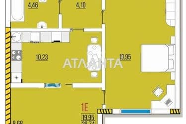 1-room apartment apartment by the address st. Stroitelnaya (area 43 m²) - Atlanta.ua - photo 7