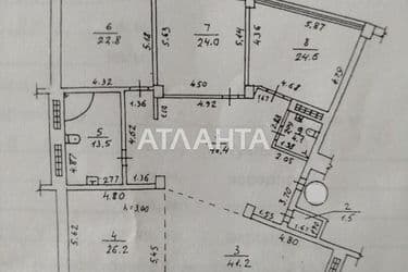 Багатокімнатна квартира за адресою вул. Літературна (площа 210 м²) - Atlanta.ua - фото 21