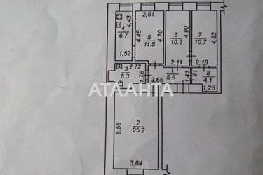 Багатокімнатна квартира за адресою вул. Осипова (площа 250 м²) - Atlanta.ua - фото 35