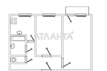 2-комнатная квартира по адресу ул. Железнодорожная (площадь 42 м²) - Atlanta.ua - фото 14