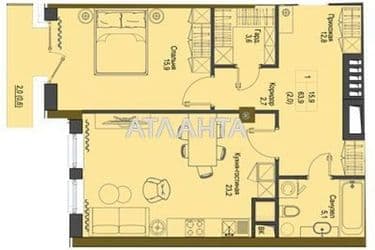 1-комнатная квартира по адресу Французский бул. (площадь 65,3 м²) - Atlanta.ua - фото 8