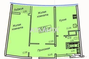 2-комнатная квартира по адресу ул. Генуэзская (площадь 64 м²) - Atlanta.ua - фото 38