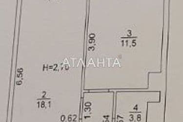 1-комнатная квартира по адресу ул. Красная (площадь 38 м²) - Atlanta.ua - фото 14