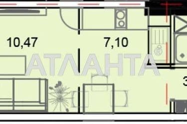 1-комнатная квартира по адресу ул. Гагаринское плато (площадь 34 м²) - Atlanta.ua - фото 10
