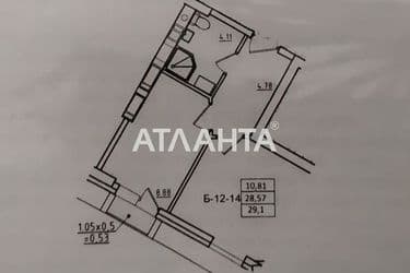 1-кімнатна квартира за адресою Люстдорфська дор. (площа 29,1 м²) - Atlanta.ua - фото 19