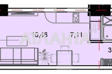 1-комнатная квартира по адресу ул. Гагаринское плато (площадь 35,5 м²) - Atlanta.ua - фото 10