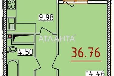 1-room apartment apartment by the address st. Basseynaya (area 36,8 m²) - Atlanta.ua - photo 18