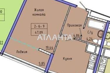 2-кімнатна квартира за адресою вул. Каманіна (площа 48 м²) - Atlanta.ua - фото 31