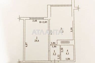 1-кімнатна квартира за адресою Люстдорфська дор. (площа 40 м²) - Atlanta.ua - фото 18