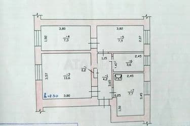 3-rooms apartment apartment by the address st. Sovkhoznaya (area 45 m²) - Atlanta.ua - photo 28