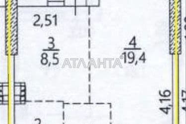 1-room apartment apartment by the address st. Balkovskaya Frunze (area 40 m²) - Atlanta.ua - photo 19