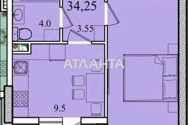 1-кімнатна квартира за адресою Глушко ак. Пр. (площа 34 м²) - Atlanta.ua - фото 22