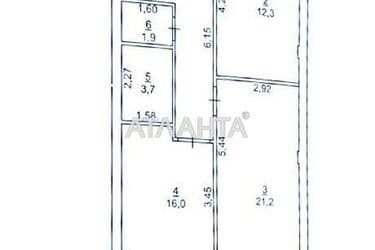 2-комнатная квартира по адресу ул. Цветочная (площадь 67,8 м²) - Atlanta.ua - фото 11