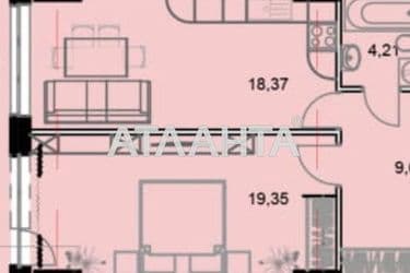 1-кімнатна квартира за адресою вул. Гагарінське плато (площа 54,1 м²) - Atlanta.ua - фото 5