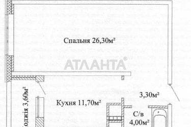 1-кімнатна квартира за адресою вул. Варненська (площа 49,1 м²) - Atlanta.ua - фото 20