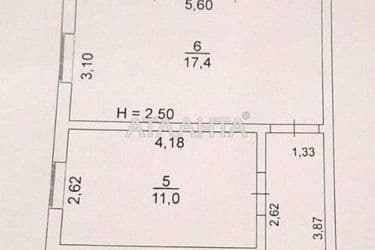 Многокомнатная квартира по адресу ул. Марсельская (площадь 60,5 м²) - Atlanta.ua - фото 26