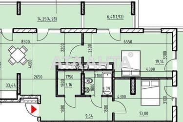 2-кімнатна квартира за адресою вул. Радісна (площа 92,8 м²) - Atlanta.ua - фото 5