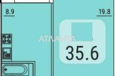 1-кімнатна квартира за адресою вул. Львівська (площа 35,6 м²) - Atlanta.ua - фото 9