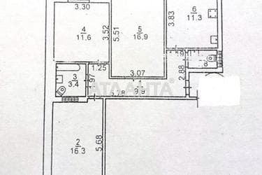 3-rooms apartment apartment by the address st. Svyatoslava Rikhtera Shchorsa (area 72,5 m²) - Atlanta.ua - photo 20